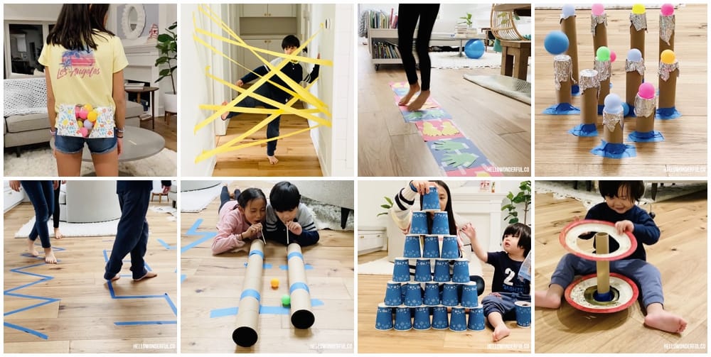 Best easy indoor activities kids Ich Spring Im Dreieck