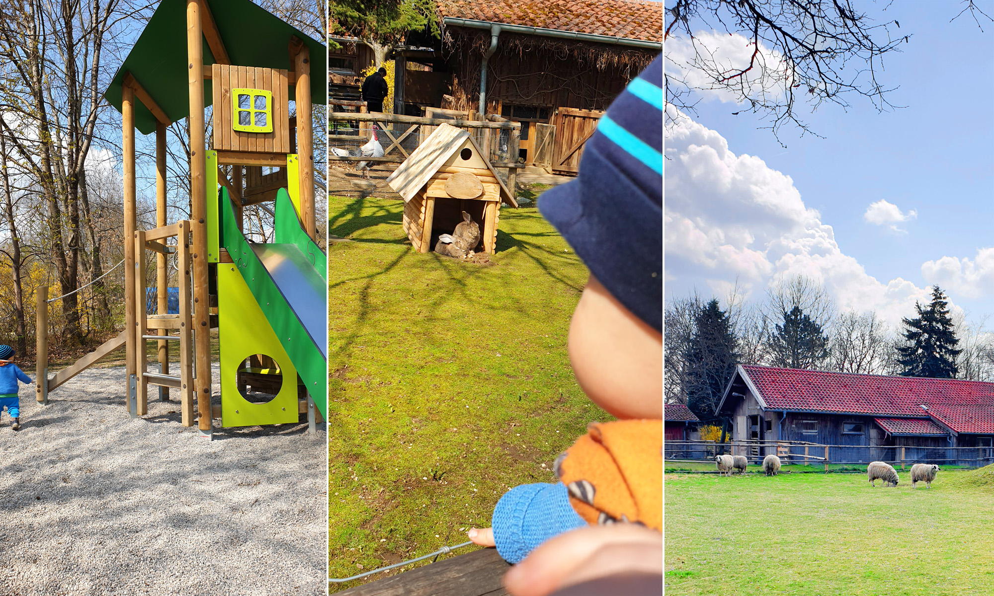 Umweltgarten Neubiberg: Tiergehege, Spielplätze, schöne Gärten - Ich spring  im Dreieck